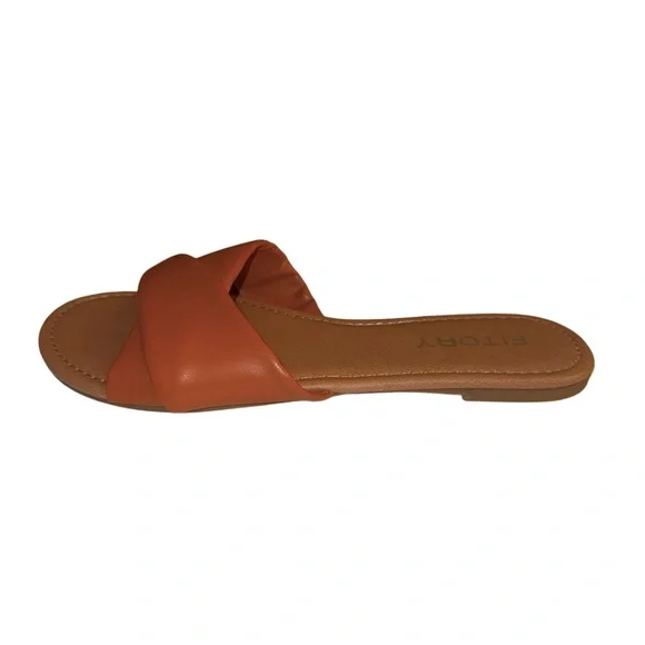 Cognac Leather Sandals - Picture 10 of 14